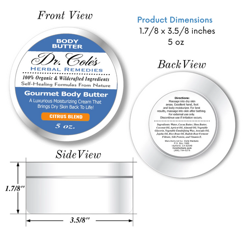 41 - Dr. Cole's Gourmet Body Butter - CITRUS BLEND