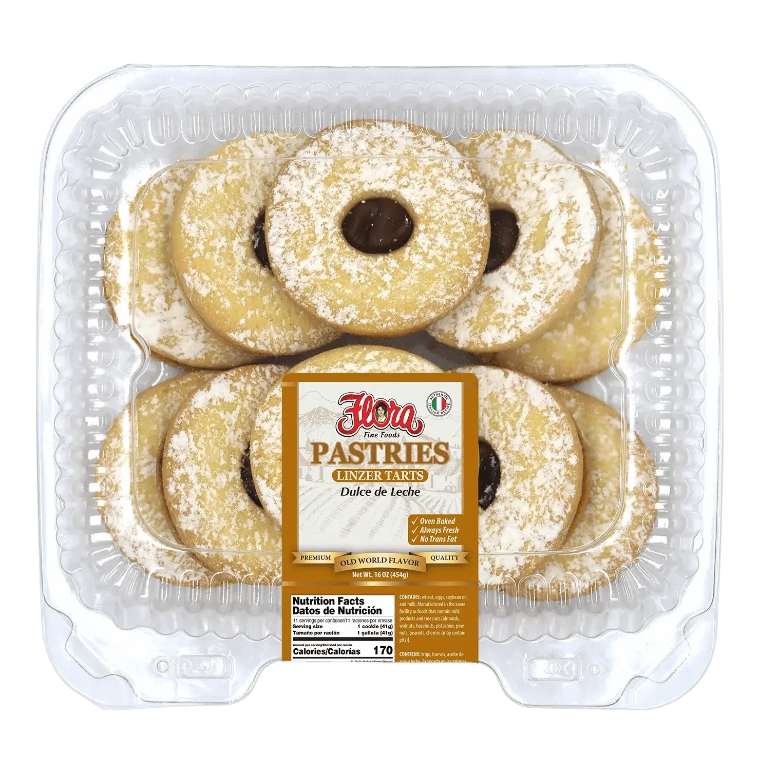 Linzer Tarts - Dulce de Leche - 16 oz