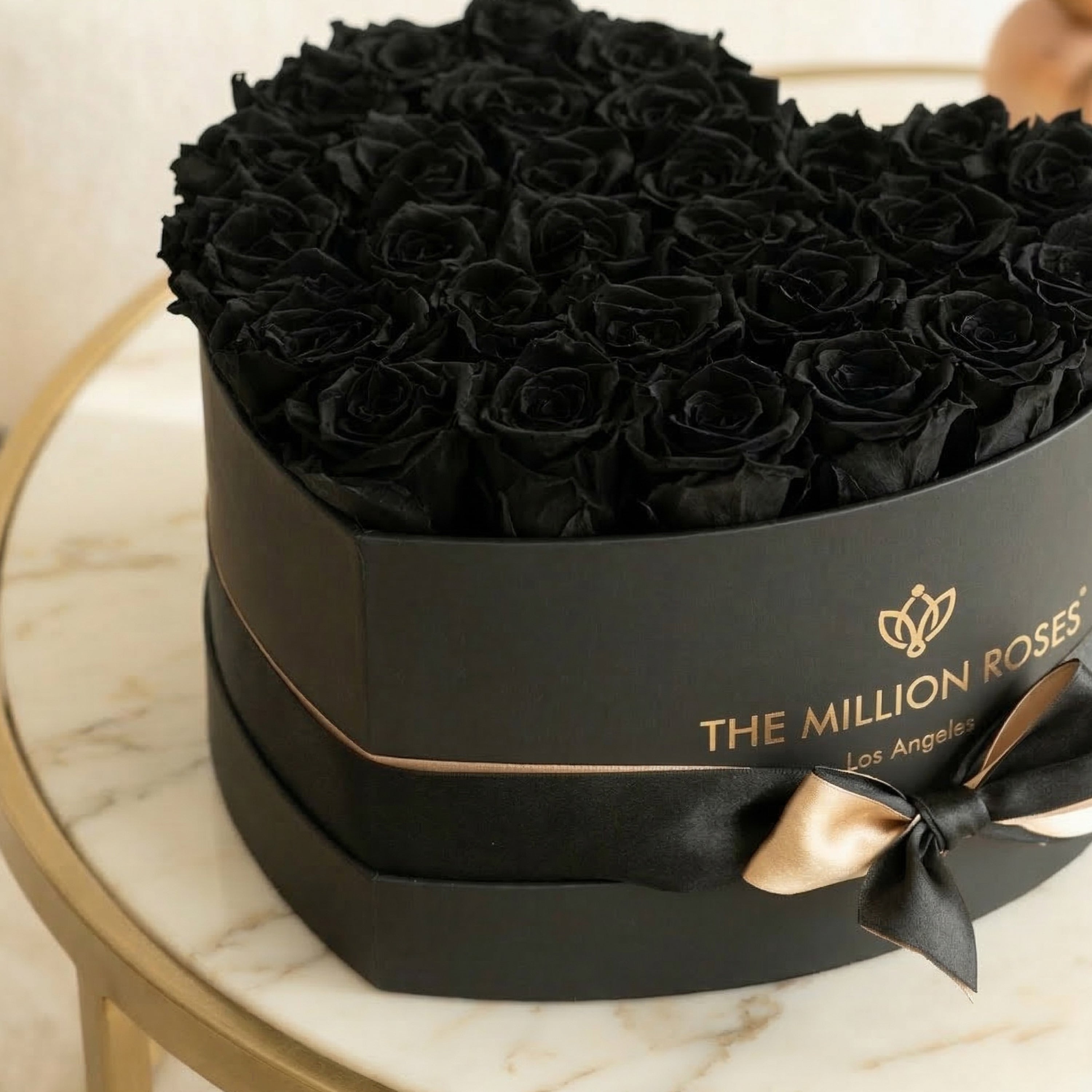 Heart Black Box | Black Roses