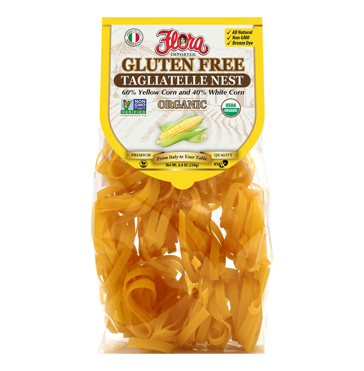 Gluten Free Tagliatelle Pasta Nest - Organic - 8.8 oz
