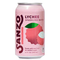 Sanzo Lychee Sparkling Water 12 oz Pink Can – Non-Alcoholic Real Fruit Sparkling Water, No Added Sugar, 20 Calories