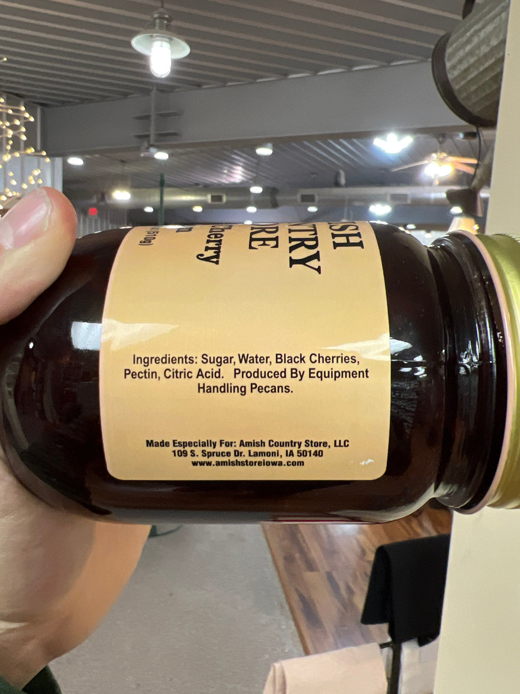 Black Cherry Jam (18 oz) | Amish Country Store