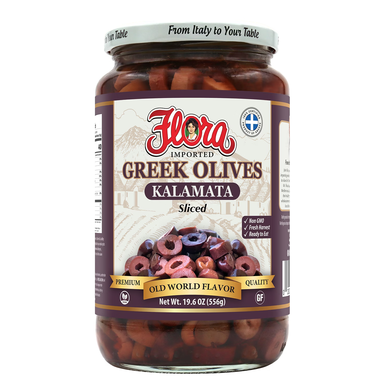Greek Kalamata Olives - Sliced - 19.4 oz
