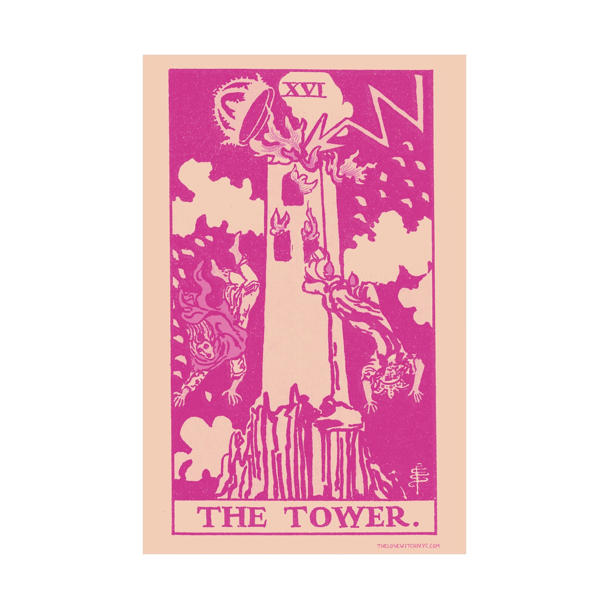 The Tower Tarot Card Poster by The Love Witch