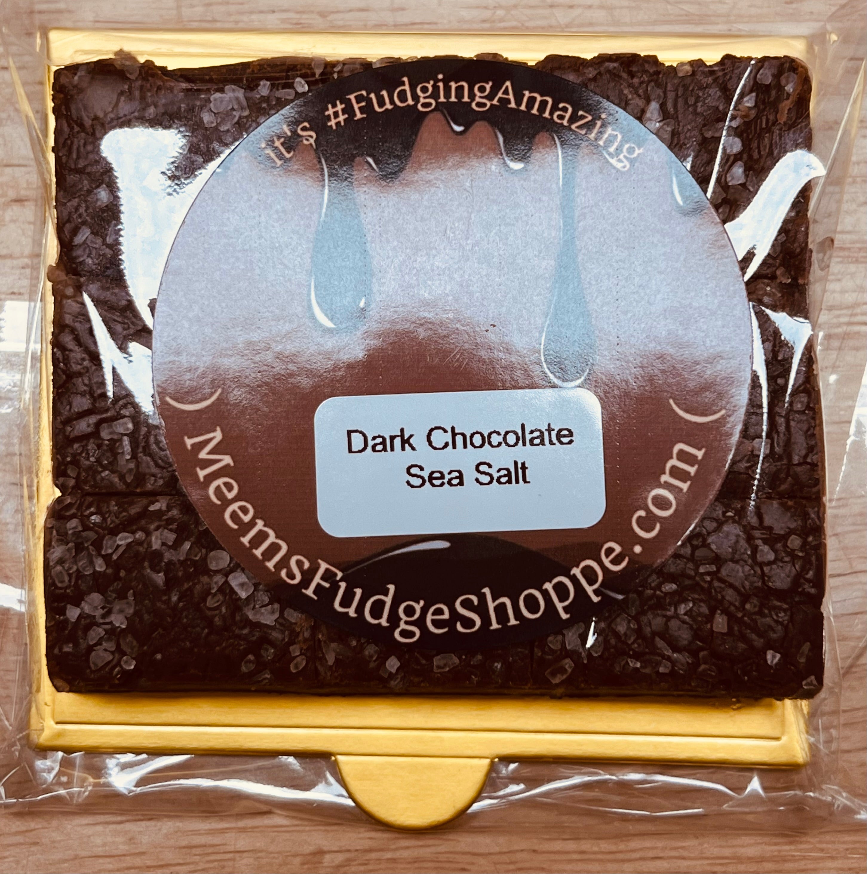 Handmade Dark Chocolate Sea Salt Fudge | Meem's Fudge Shoppe