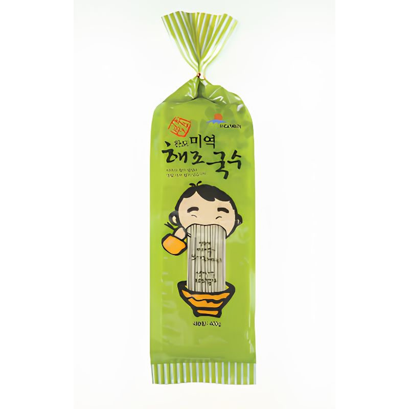 Wando Sea Mustard Seaweed Noodles (400g, 14.11oz)