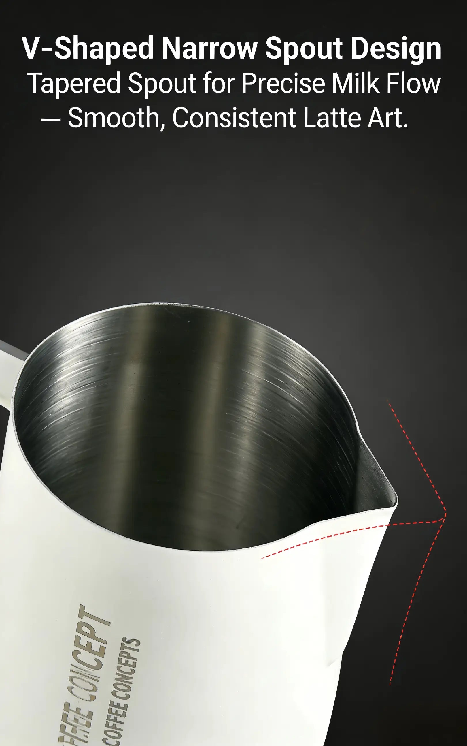Best Milk Pitcher for Latte Art Beginners - Bell Shape 350ml/500ml Frothing Jug Under $15