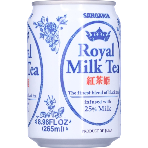Can of Sangaria Royal Milk Tea on a white background Sangaria Royal Milk Tea