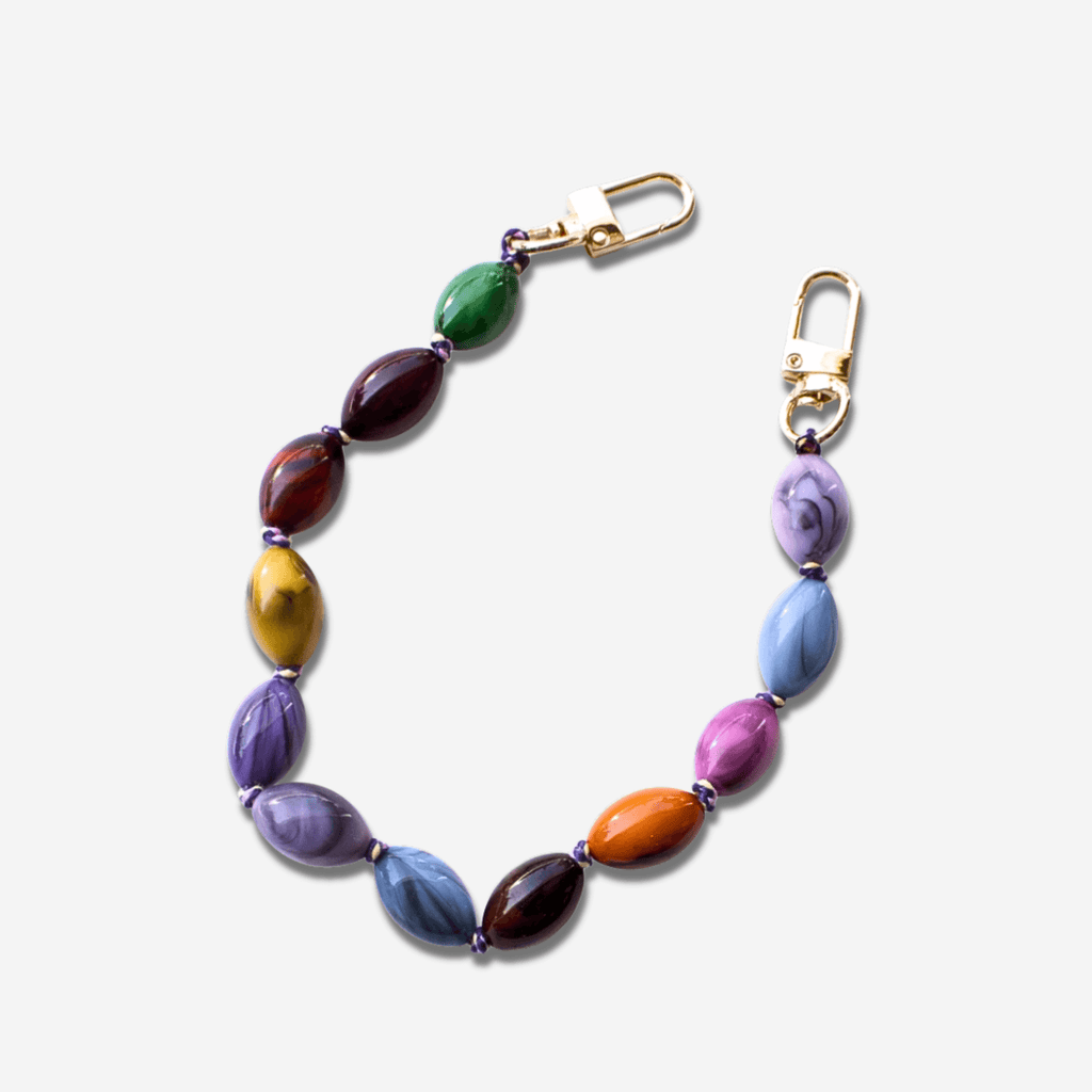 BEADED BAG CHARM - BRIGHT
