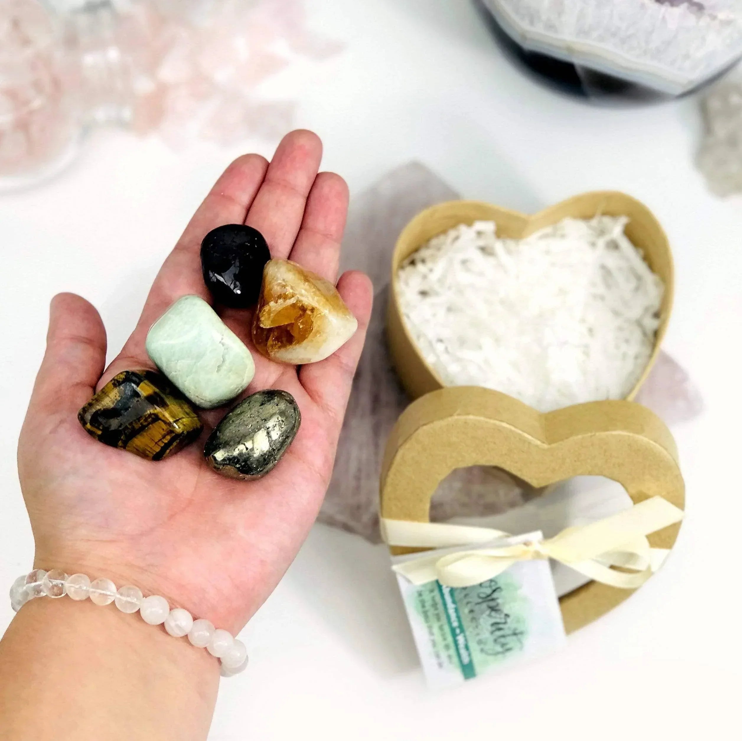 Valentine's Prosperity Crystal Set