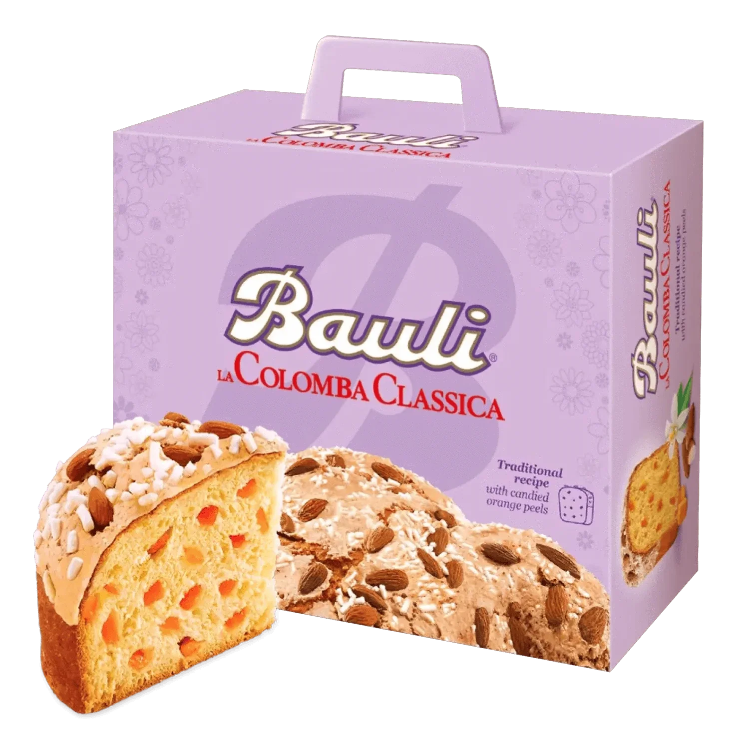 La Colomba Classica  -  Traditional Italian Easter Cake with Candied Orange and Almond Glaze