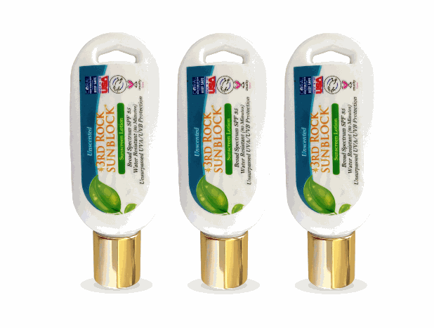 3rd Rock Sunblock® Sunscreen Lotion - Unscented - Zinc Oxide Sunscreen SPF 35 - 1.7 oz