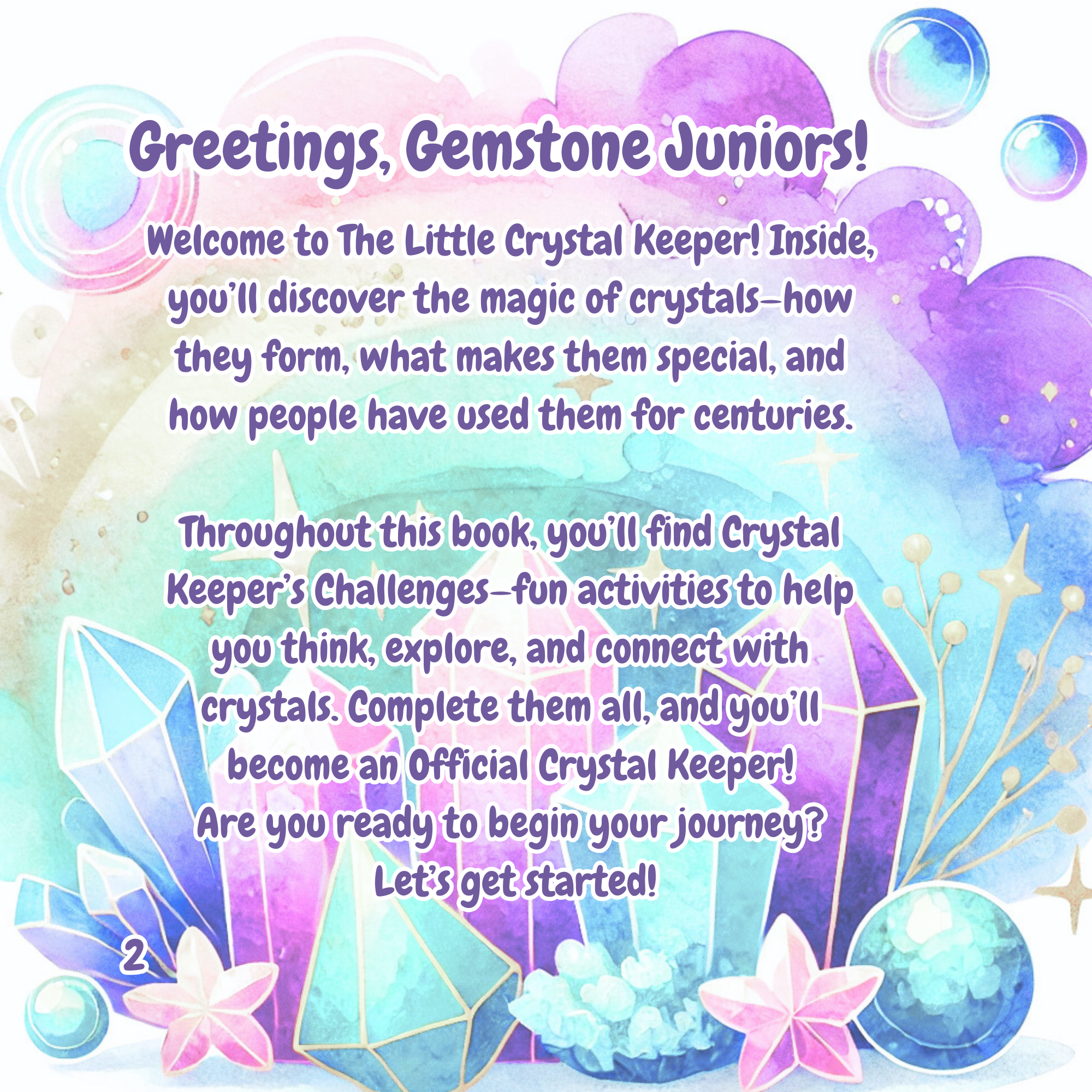 The Little Crystal Keeper Book
