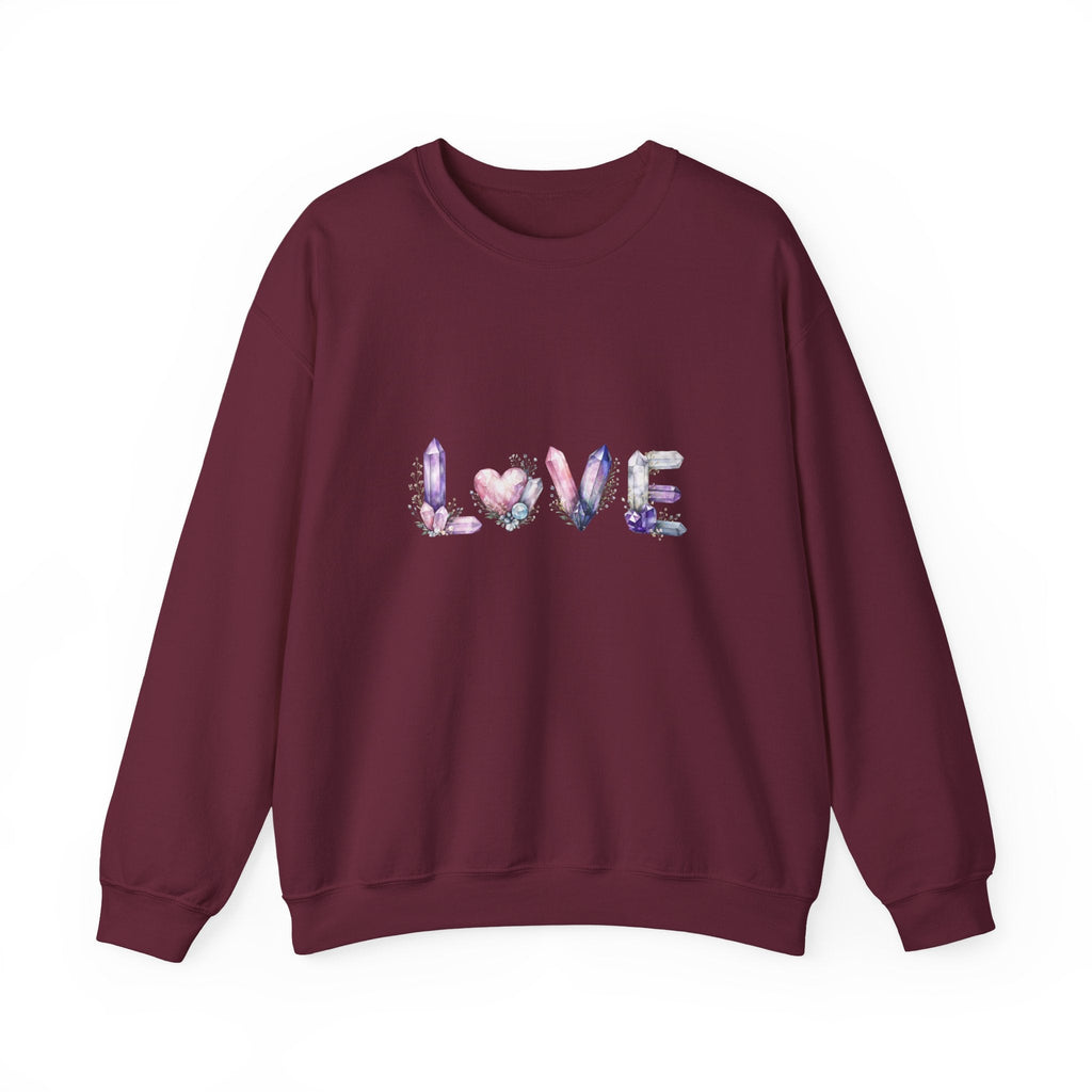 LOVE Crystal Letter Design