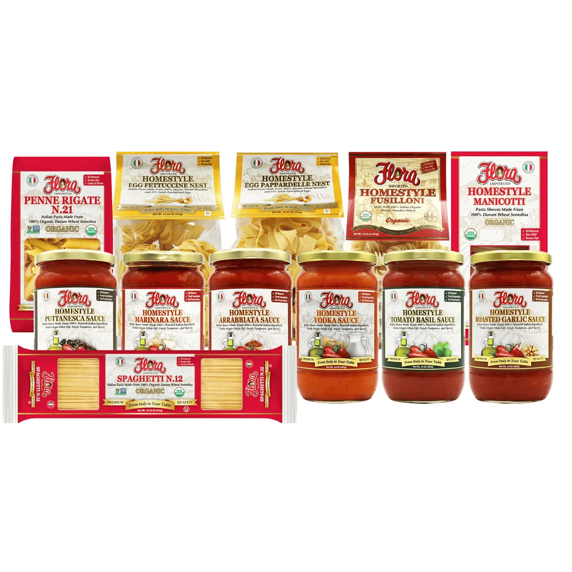 Pasta and Sauce Sampler