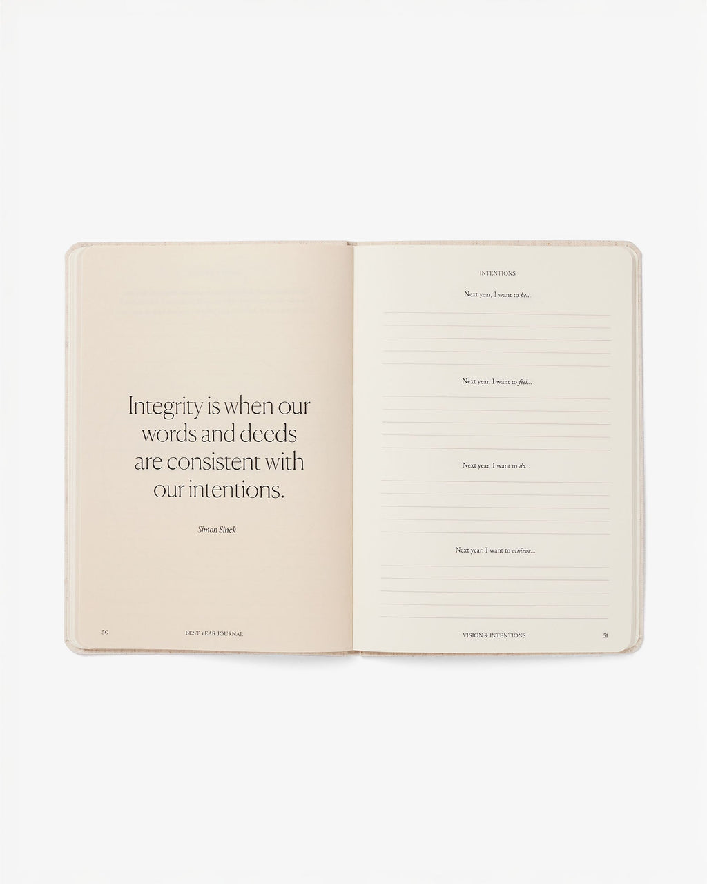Best Year Journal Essential - Pink