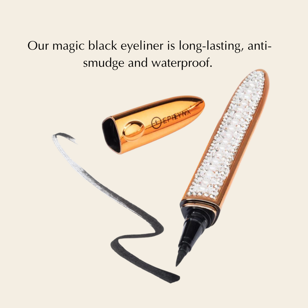 Gluten-Free No-Glue Lash Kit – Nut-Free, Vegan Reusable Lashes & Waterproof Liner