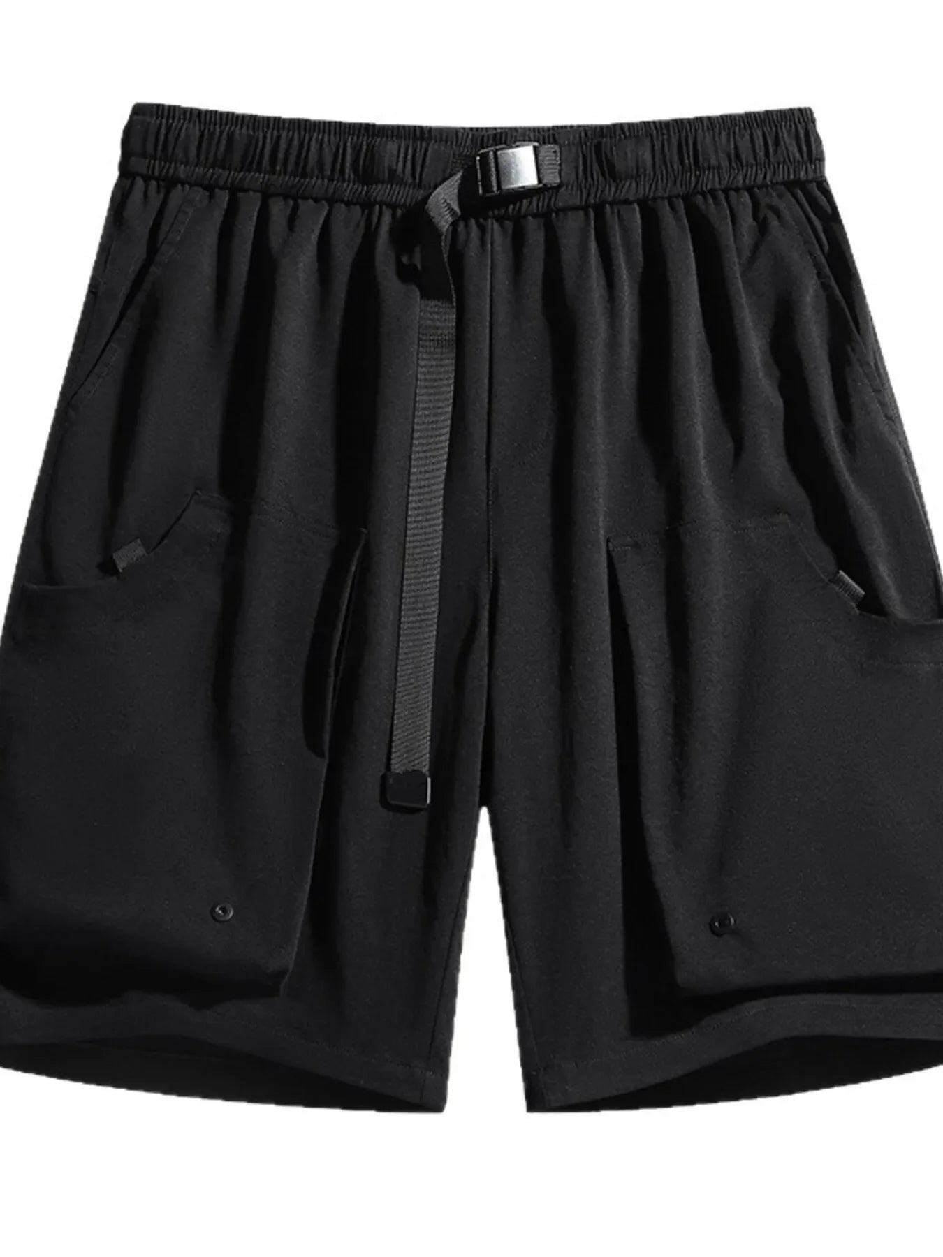 Men's Plus Size Drawstring Cargo Shorts