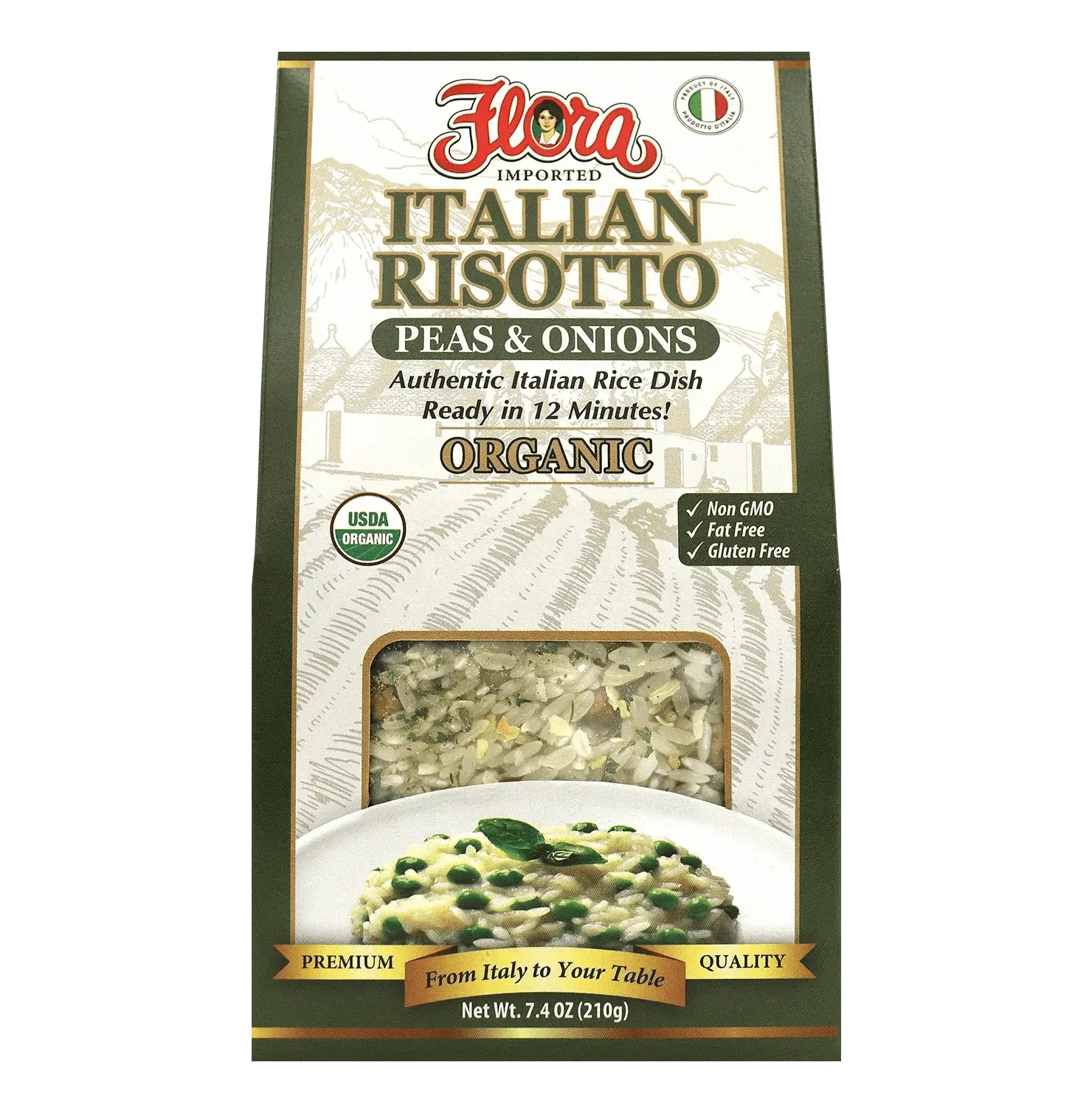 Italian Risotto - Peas & Onions Organic - 7.4 oz