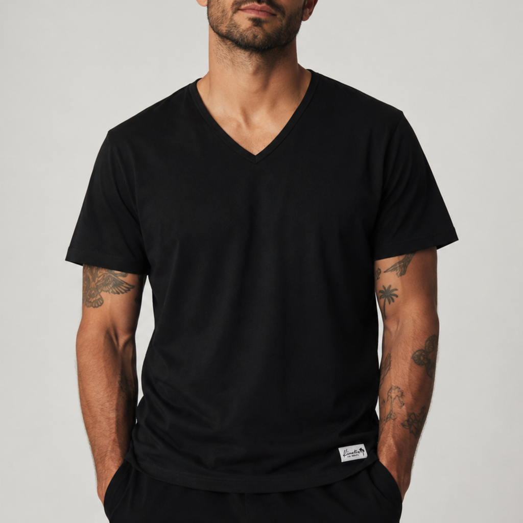 Evening Pack Four Corners Organic V-Neck Tees  - Three Pack (Save $75)