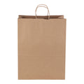 Duro Bag Jr. Mart 65# Recycled Kraft Shopping Bag with Handles, FSC & Compostable (QTY 250), SKU 87523