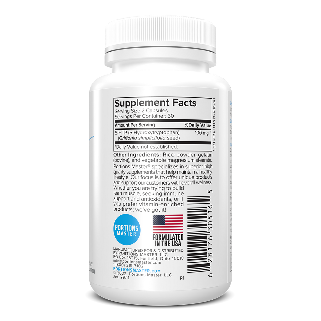 Portions Master 5-HTP Mood Support (60 Count)