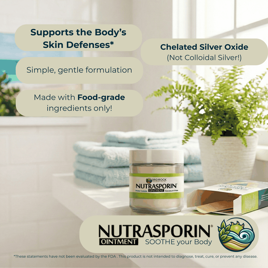 Nutrasporin® All Natural First Aid Ointment - Silver Gel 3 oz Jar