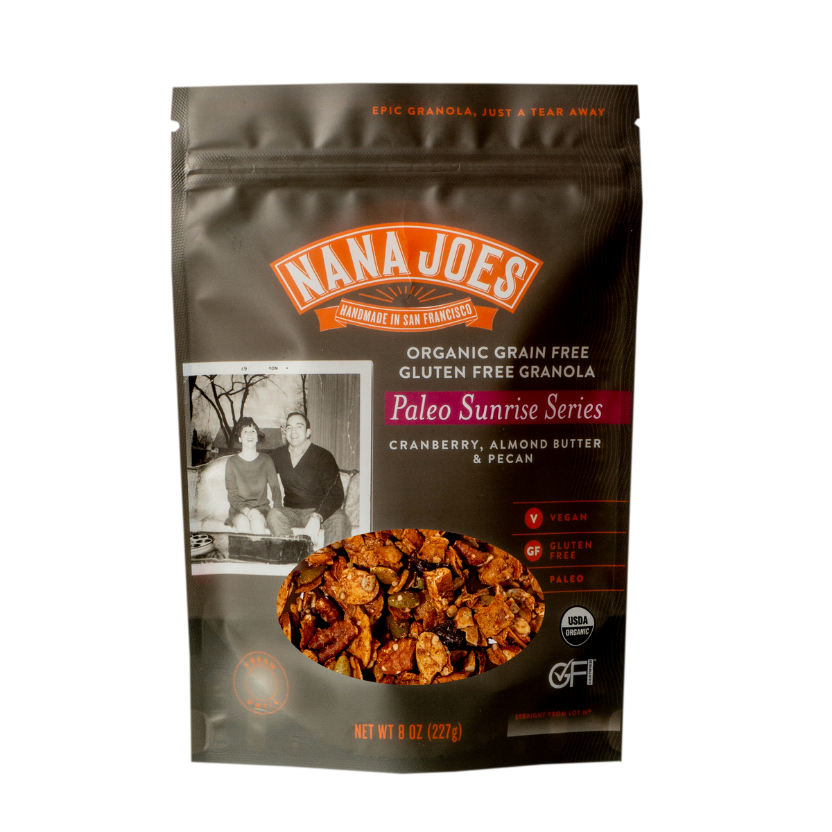 Nana Joes - 'Paleo Sunrise Series' Organic Granola Blend w/ Cranberry (8OZ)