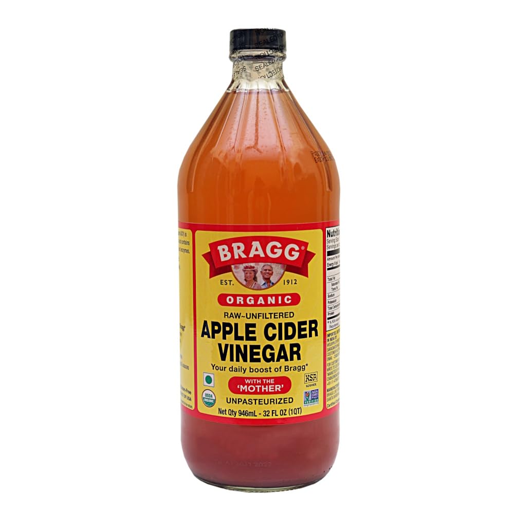 Bragg Organic Raw Apple Cider Vinegar with the Mother – 32 oz