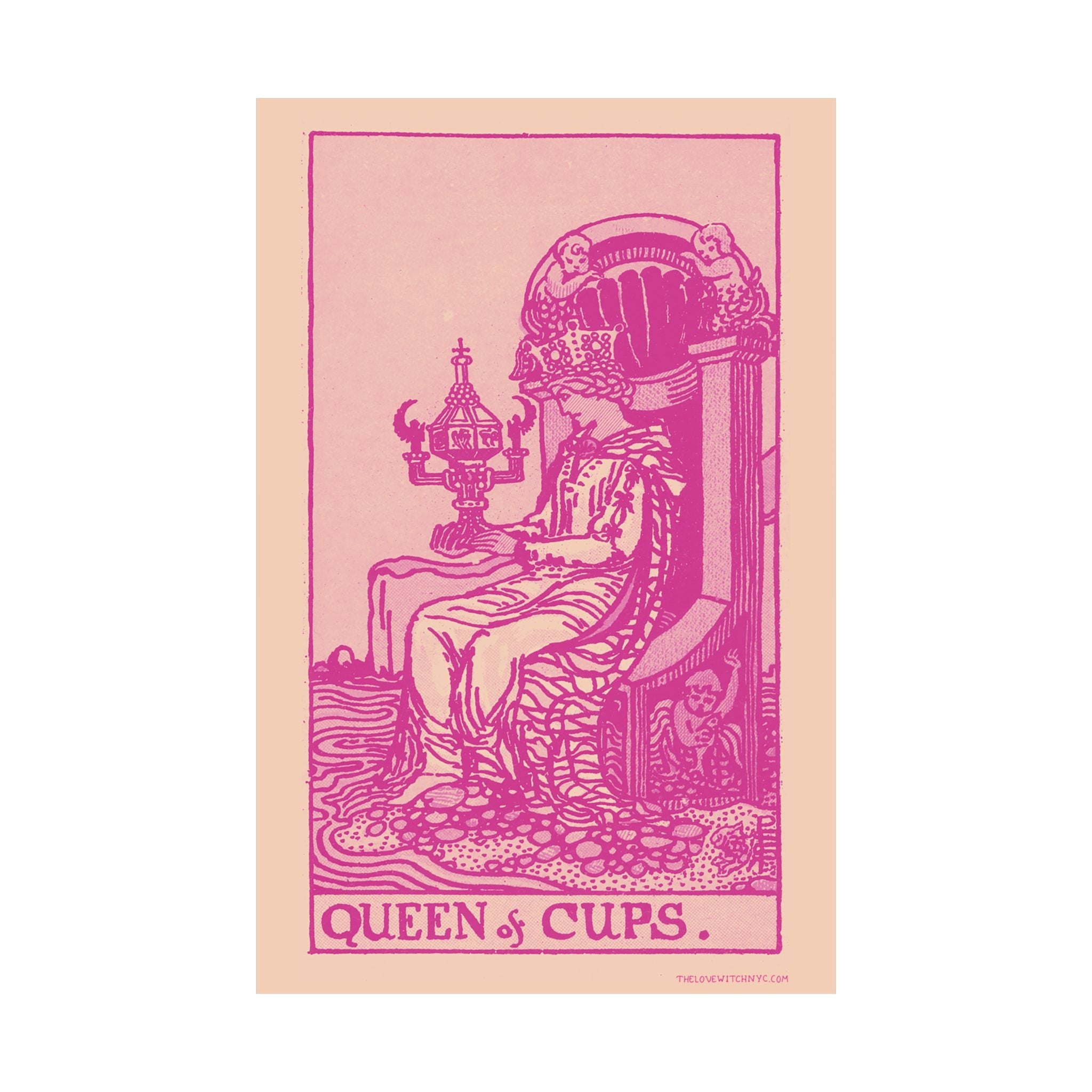Queen of Cups Tarot Card Poster by The Love Witch