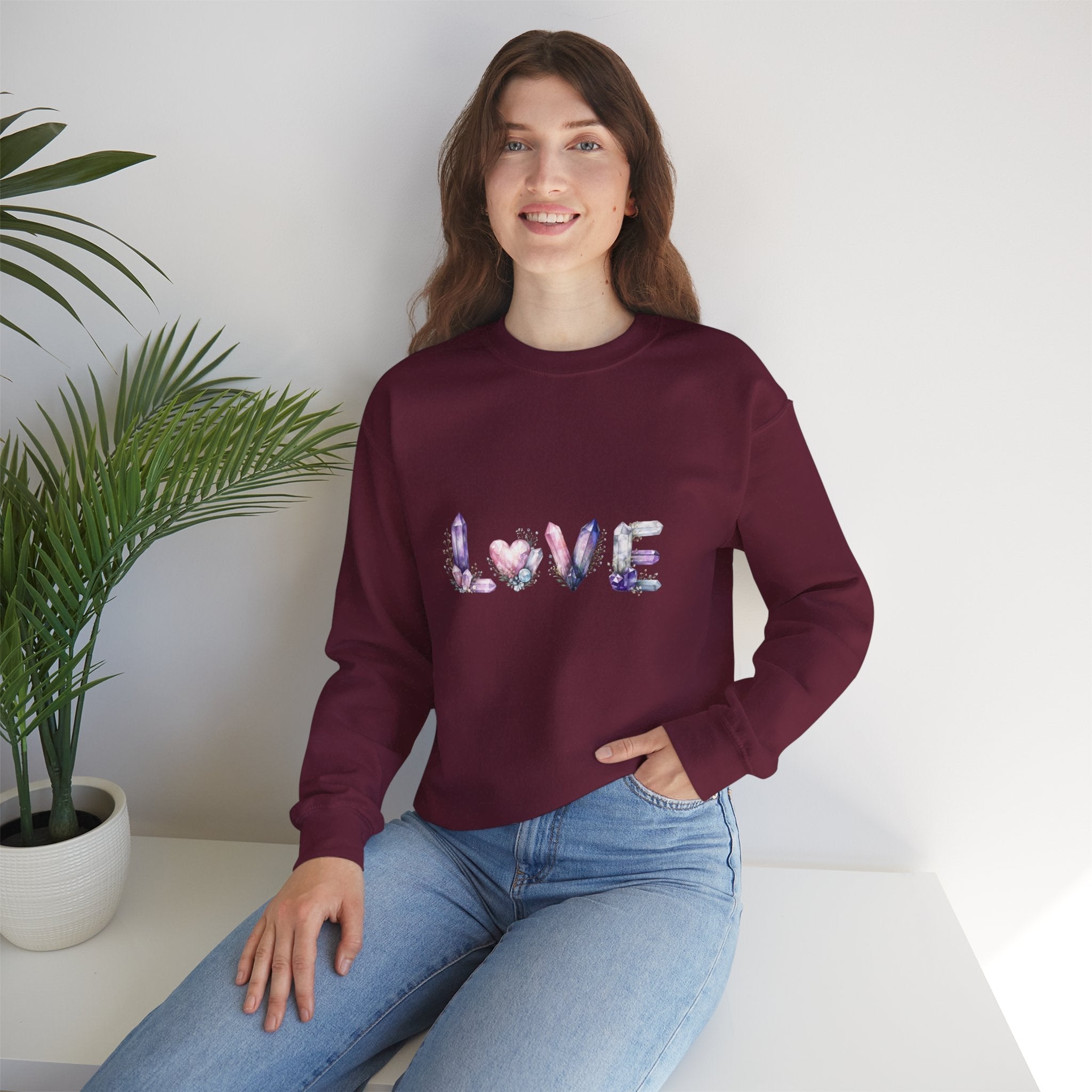LOVE Crystal Letter Design