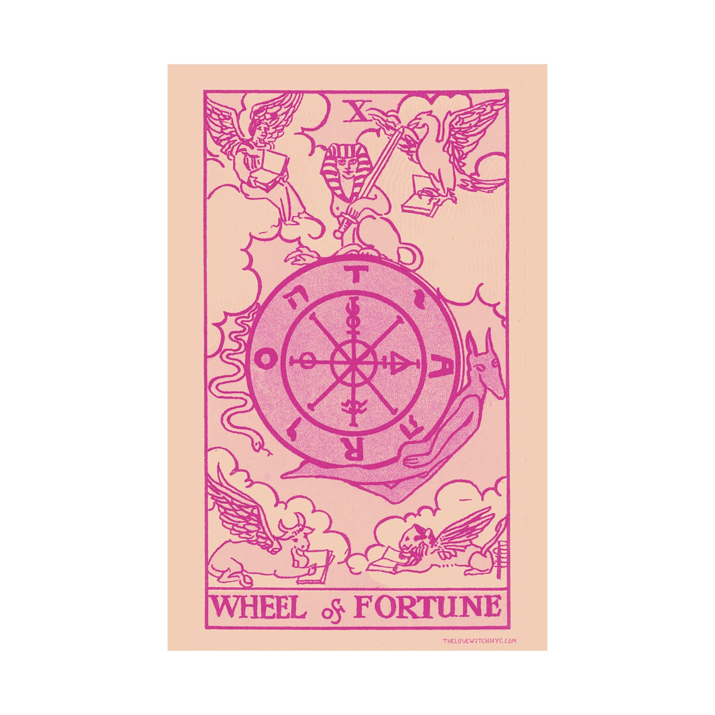 Wheel of Fortune Tarot Card Poster by The Love Witch