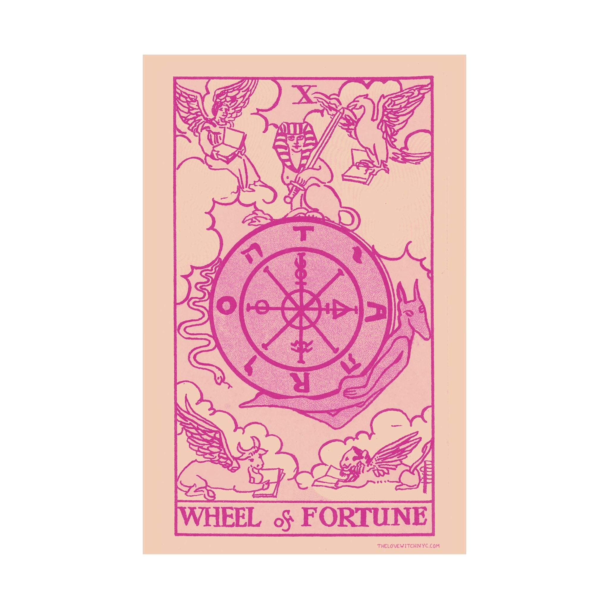 Wheel of Fortune Tarot Card Poster by The Love Witch