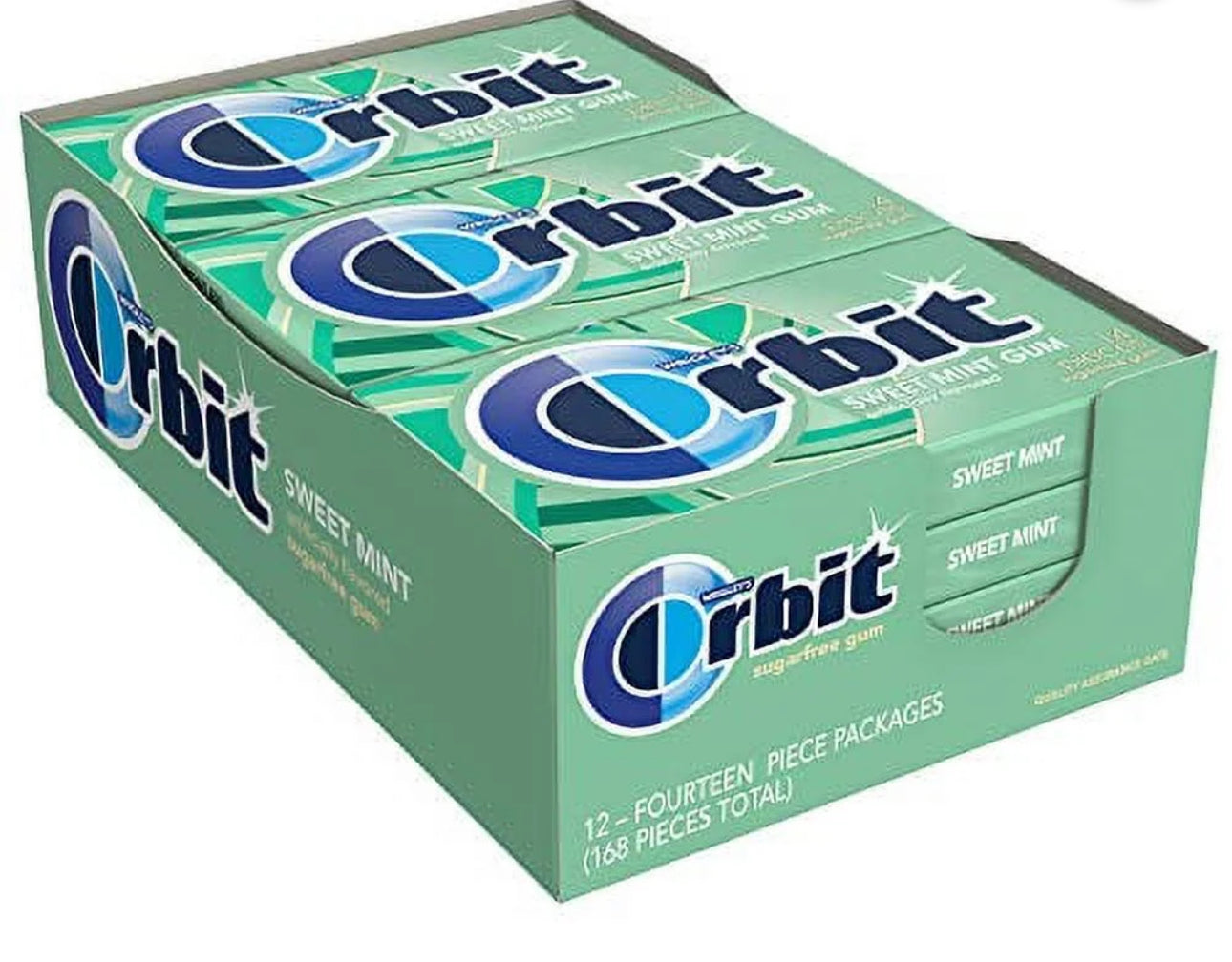 ORBIT Sweet Mint Gum 12 pack