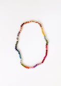 Natural Gemstone Necklace + 14k Gold Filled Toggle : Gold Rush