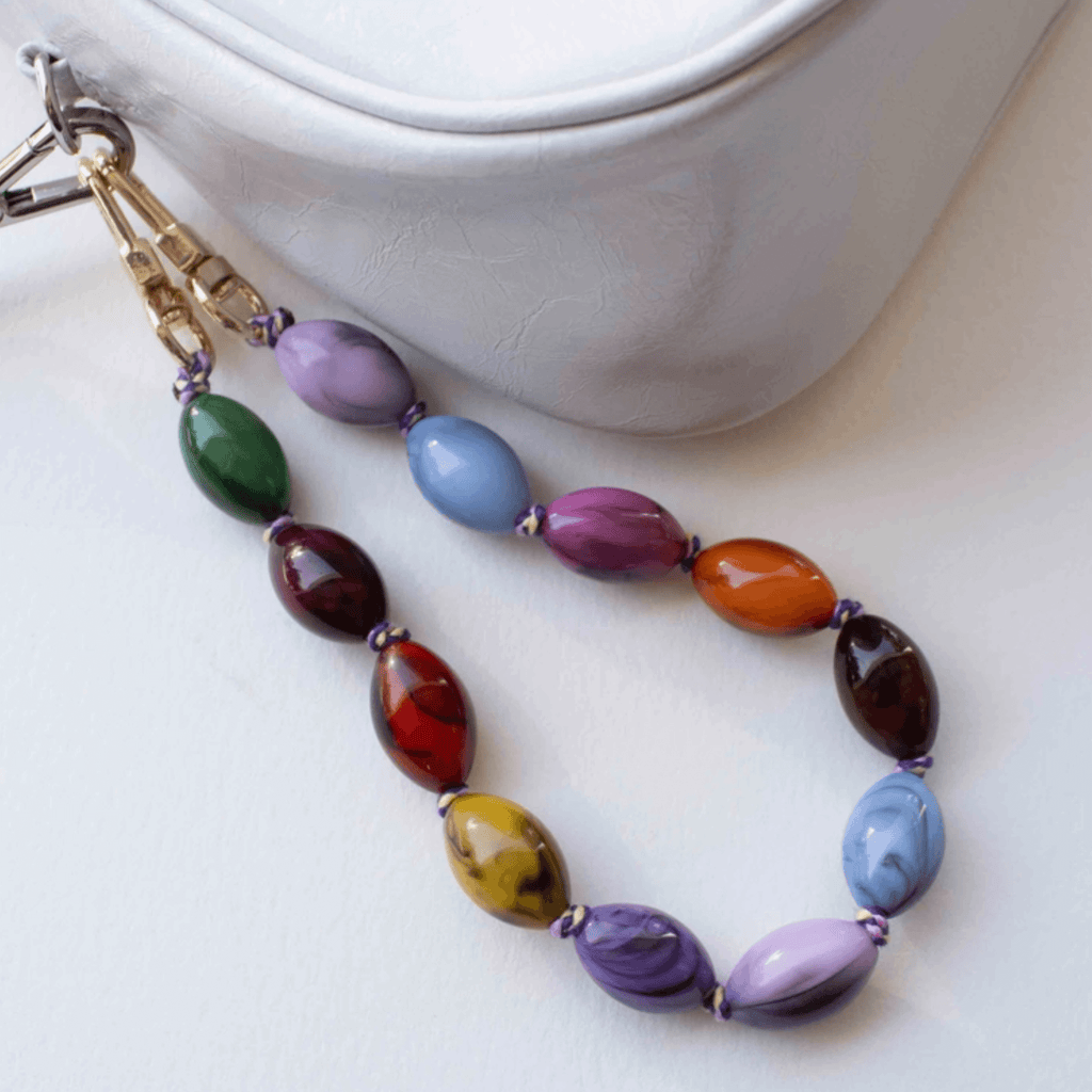 BEADED BAG CHARM - BRIGHT