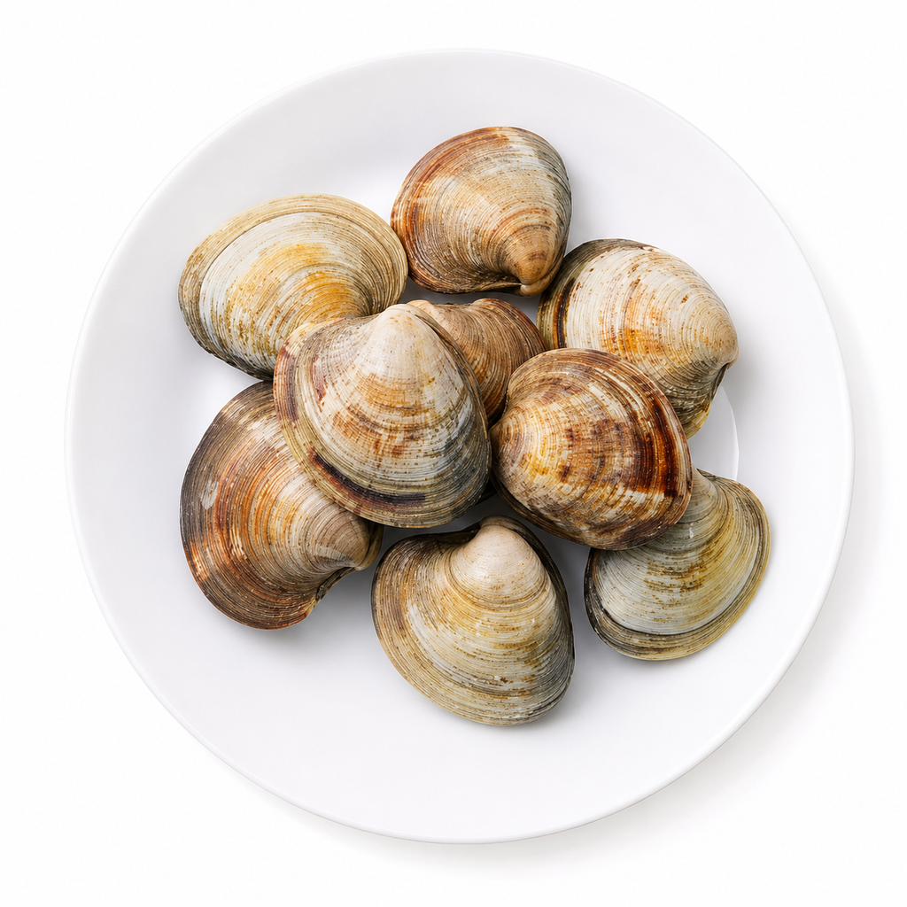 Korean Hard Clam Cooked & Frozen (1kg, 2.2lb)