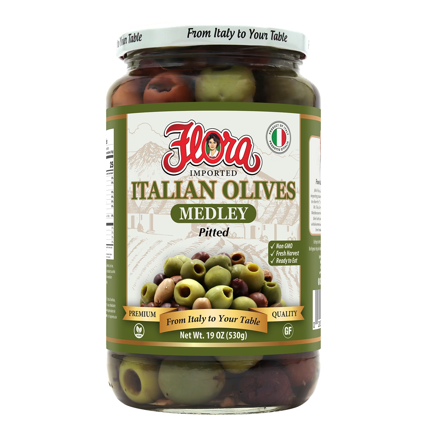 Italian Olives Medley - Mixed Varieties - 19.4 oz