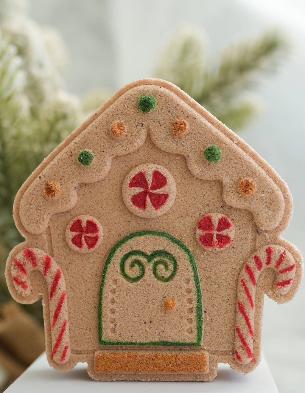 Gingerbread Winter Handpainted Bathbomb Stocking Stuffer