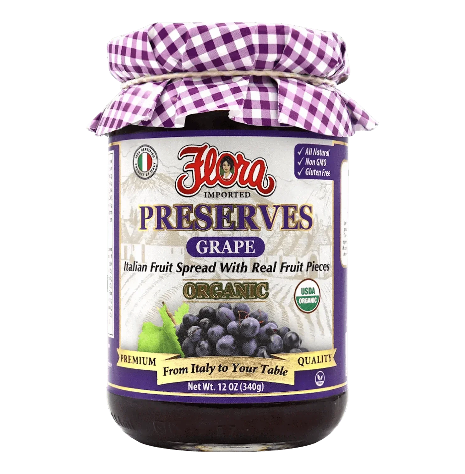 Preserves - Grape Organic - 12 oz