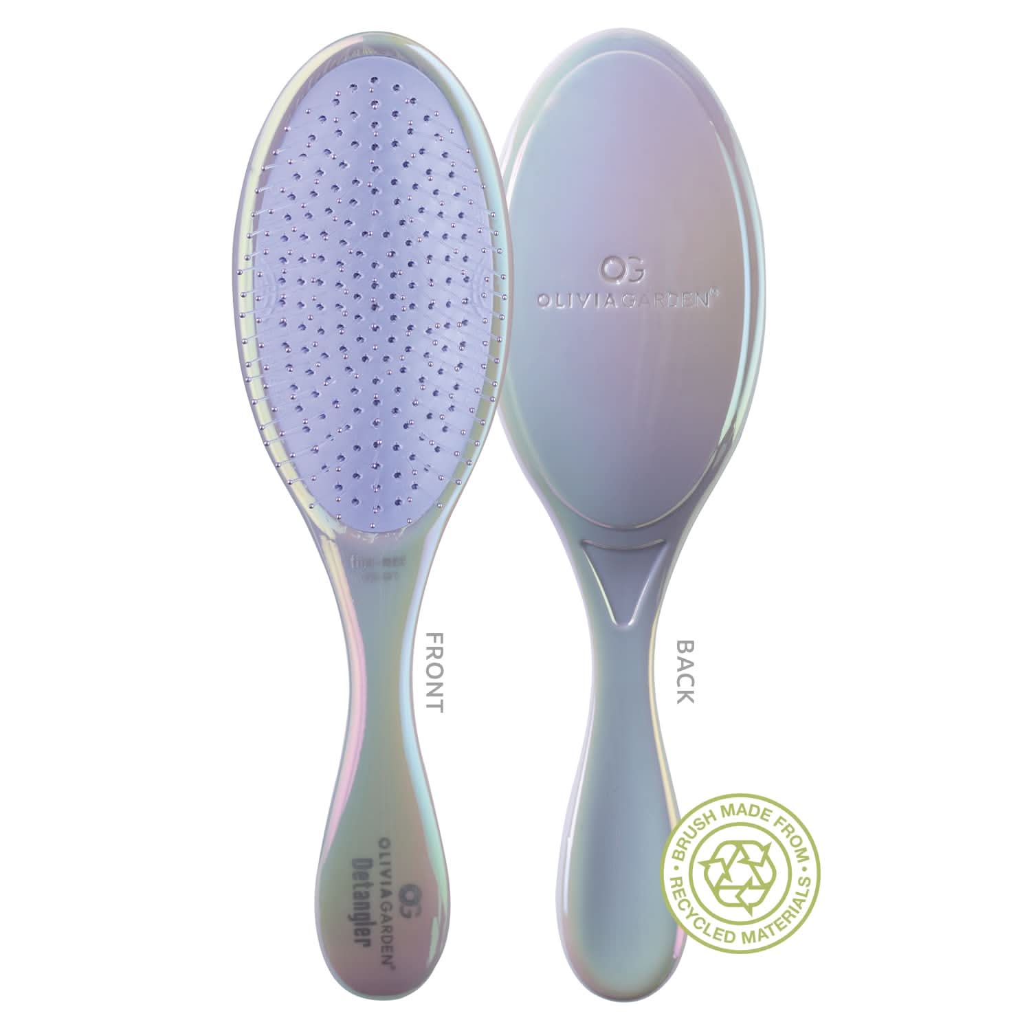 Olivia Garden Opal Detangler Brush Limited Edition Purple - OGD-GF1