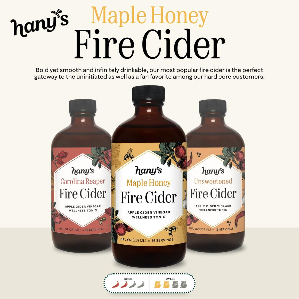 Hany’s Harvest Fire Cider – Small-Batch Apple Cider Vinegar Wellness Tonic