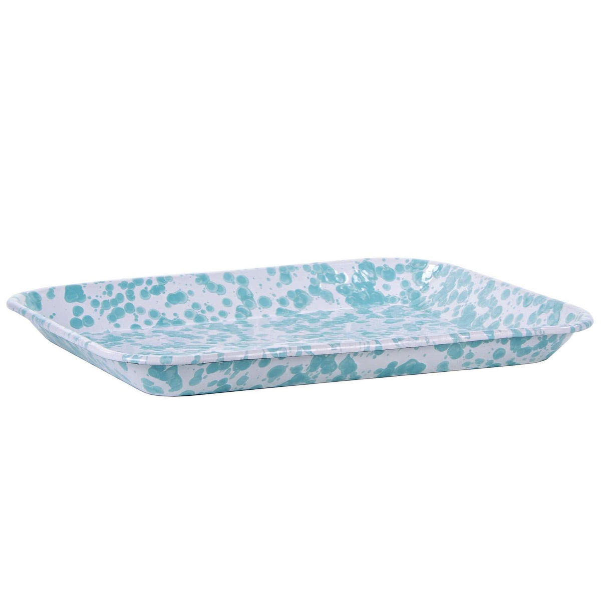 Golden Rabbit Enamelware Quarter Sheet Trays - Set of 2
