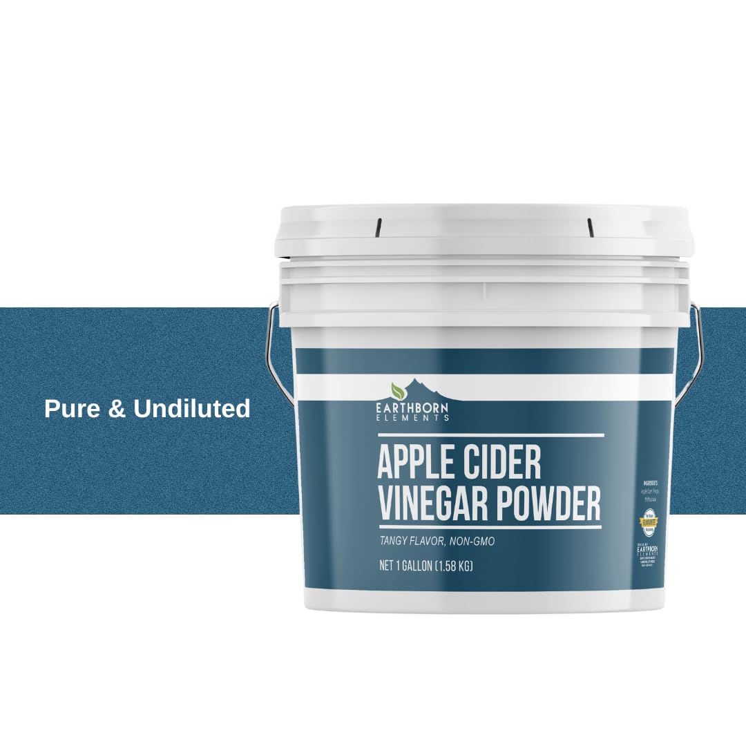 Earthborn Elements Apple Cider Vinegar Powder – 1 Gallon Bucket