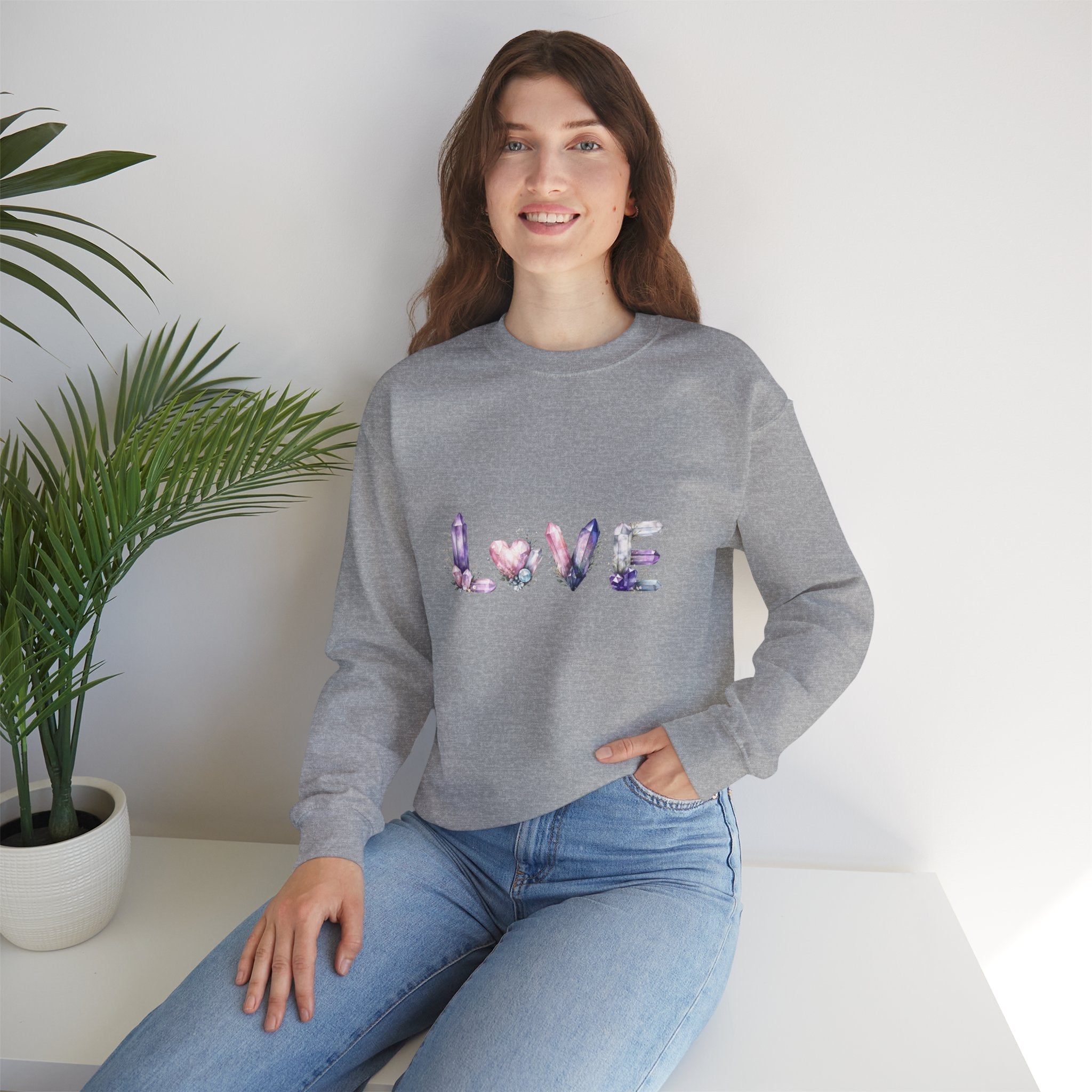 LOVE Crystal Letter Design