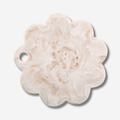 SCALLOP RESIN CHARCUTERIE BOARD - VANILLA