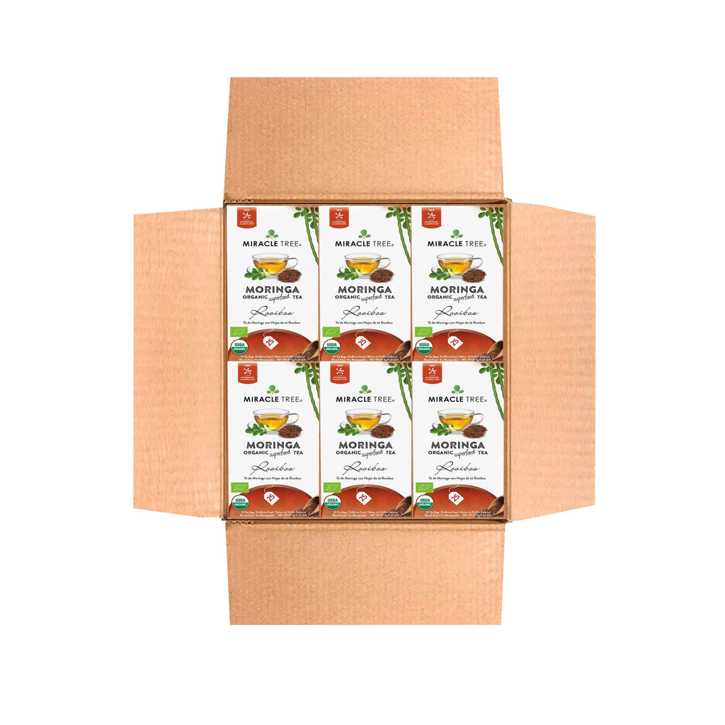 Organic Moringa Tea - Rooibos - Caffeine-Free Herbal Tea