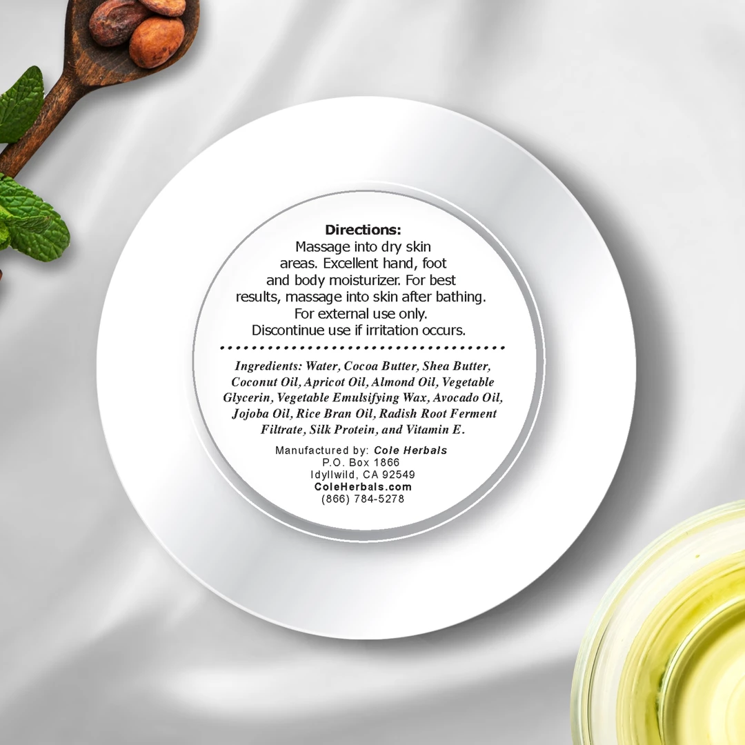 39 - Dr. Cole's Gourmet Body Butter - VANILLA