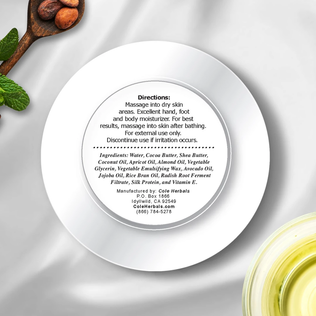 34 - Dr. Cole's Gourmet Body Butter - AMBER LAVENDER