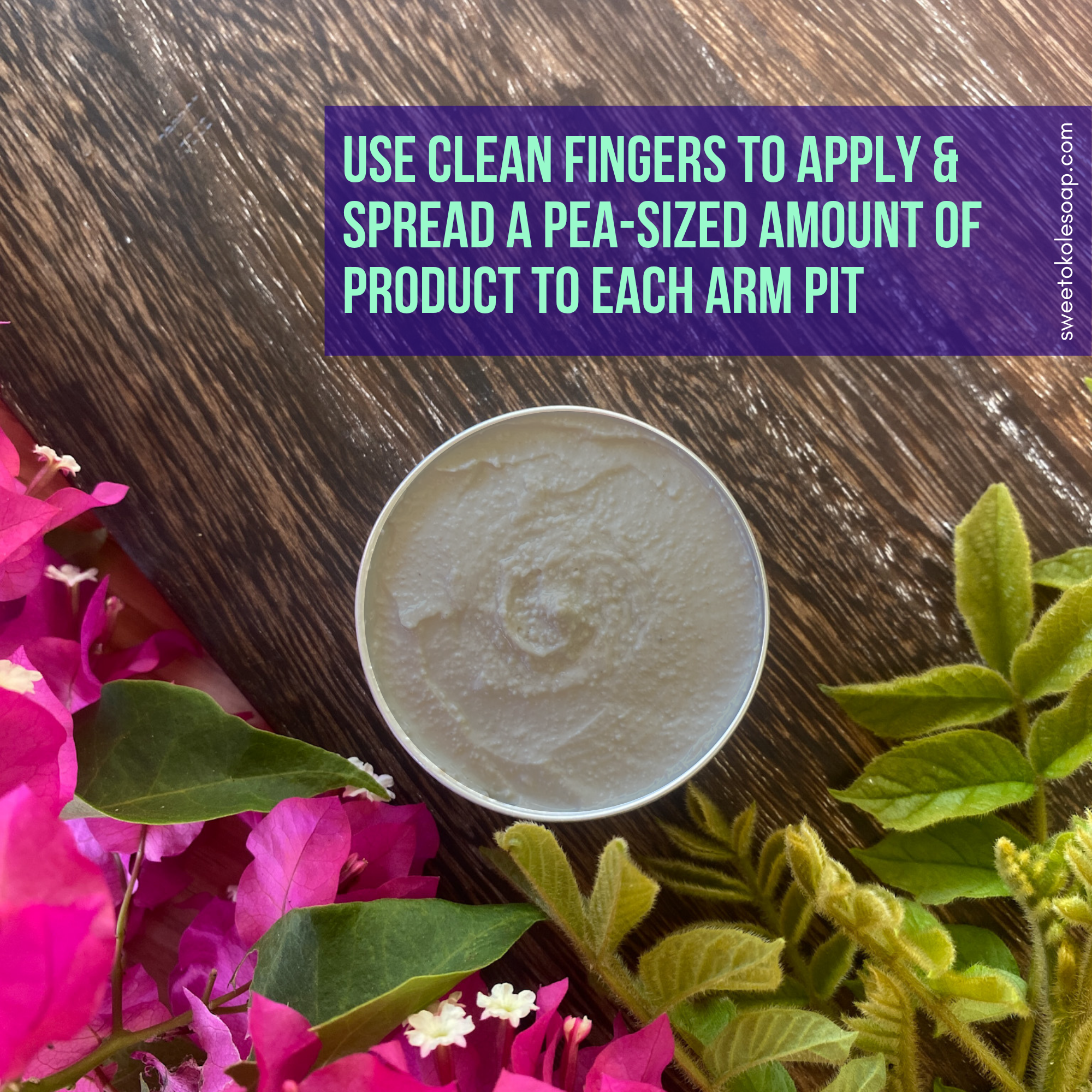 Lavender Aluminum Free Deodorant for Sensitive Skin
